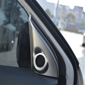 

WELKINRY car auto cover for Mitsubishi Outlander 2013 2014 2015 2016 2017 2018 ABS chrome A column pillar interior triangle trim