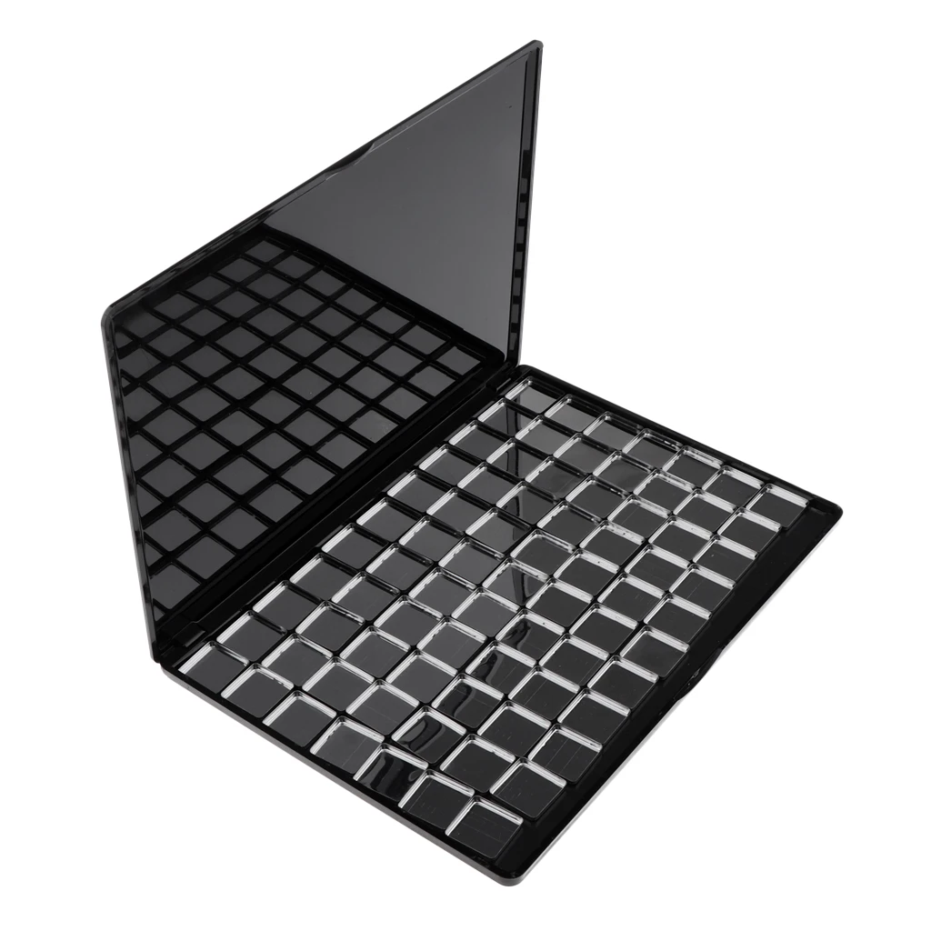 

1 Piece Large Empty Magnetic Makeup Eyeshadow Palette Organizer Blusher Eye Shadow Powder Container Box with 77 Metal Pans