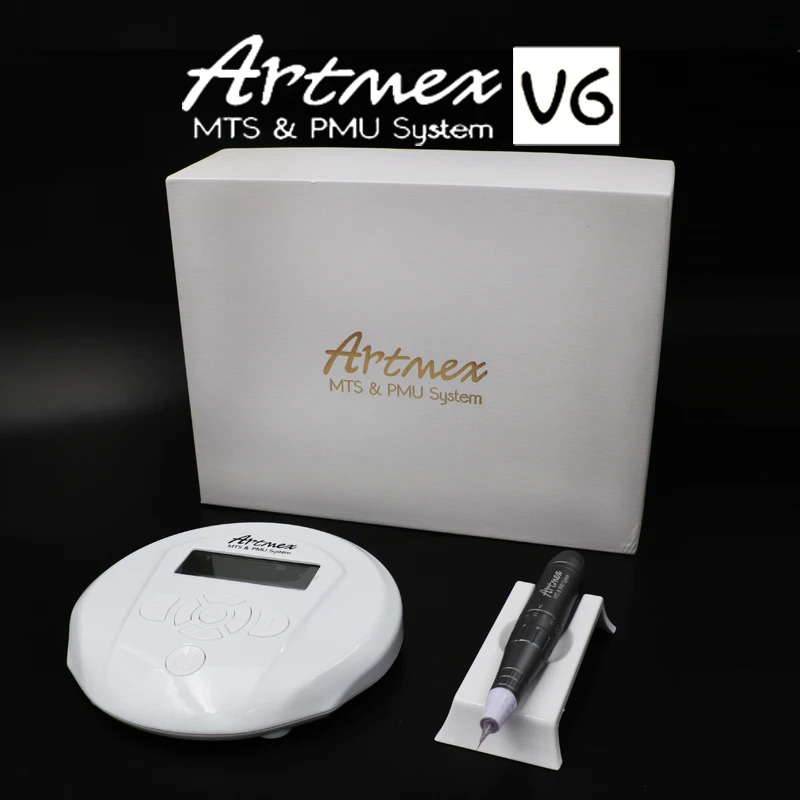 

Hhigh quality Permanent Makeup machine Artmex V6 Eye Brow Lip Rotary Pen V6 Tattoo Machine MTS PMU System with V6 tattoo needle