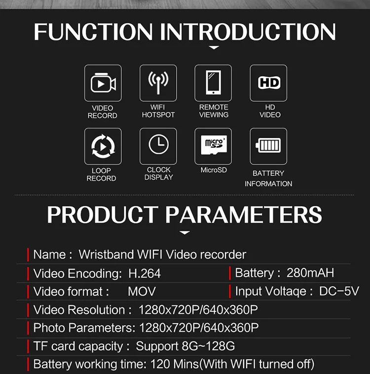 HD 1080P Wireless WIFI Hotspot Remote Monitoring