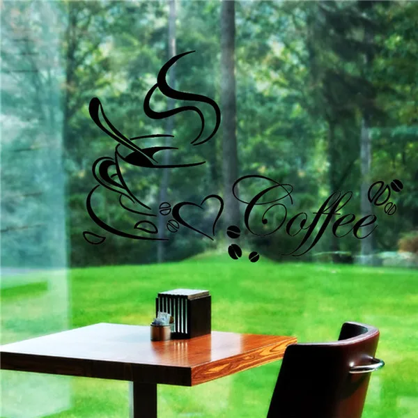 Nueva cocina creativa taza de café pegatinas de pared tatuajes de pared extraÃble decoración del arte.jpg De cocina creativo Decoracion