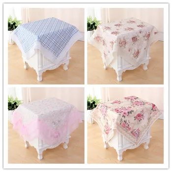 

Flower Dinning Tablecover Coffee Table Cover Wedding Covers Birthday Tablecloth Kitchen Cover Table Cloth Square tafelkleed E12
