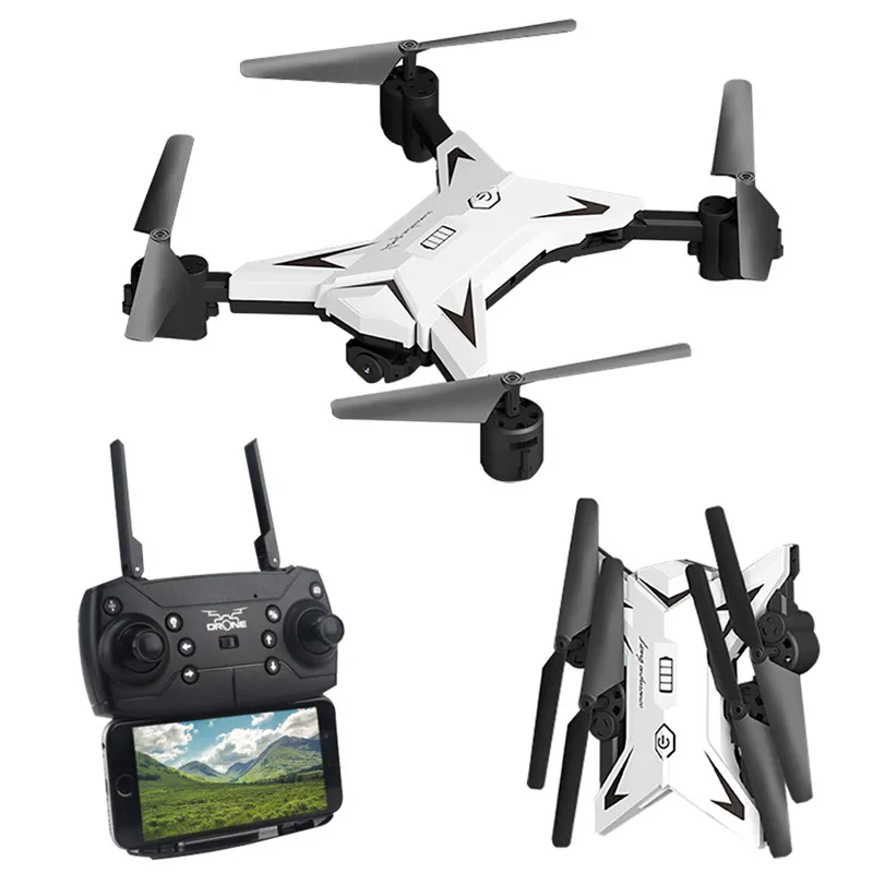 standard HD 1080P RC вертолет Дрон с камерой wifi FPV Дрон Профессиональный складной в реальном времени селфи Профессиональный Квадрокоптер KY601S - Цвет: standard