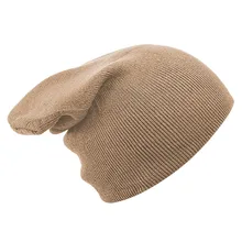 Knitted Beanie Hat Casual Beanies for Men Women Fashion Knitted Winter Hat Solid Color Hip-hop Skullies Bonnet Unisex Cap Gorro