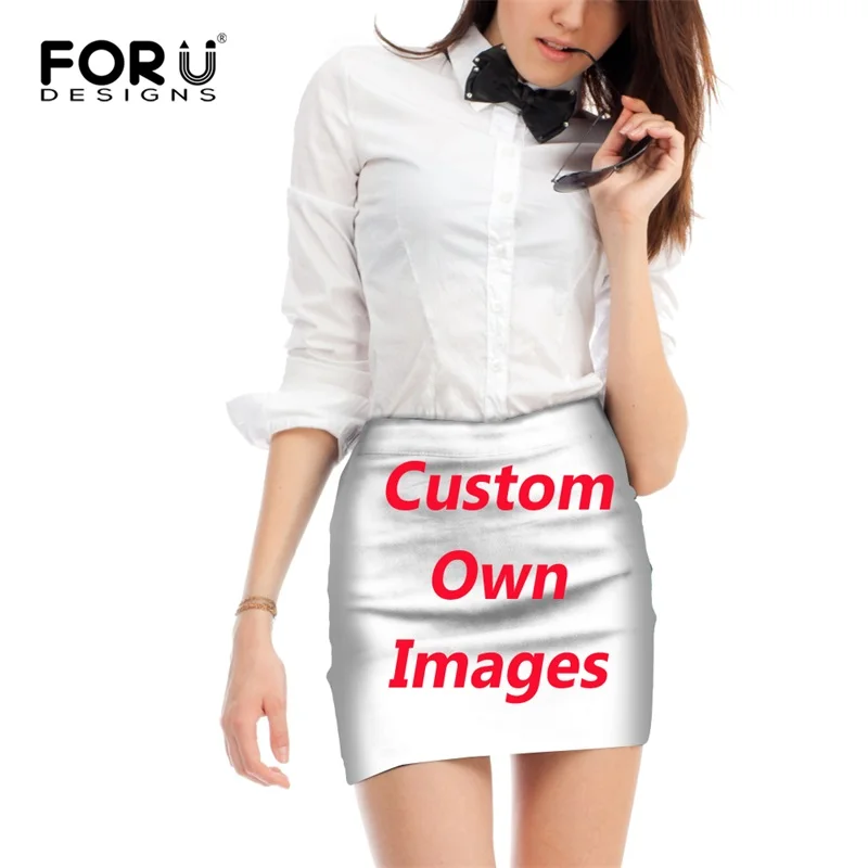 AG-CUSTOM FORUDESIGNS/модные цветочные ветеринарные женские летние мини-юбки с принтом, повседневные юбки-карандаш для девочек-подростков, юбки-шорты для фитнеса - Цвет: AG-CUSTOM