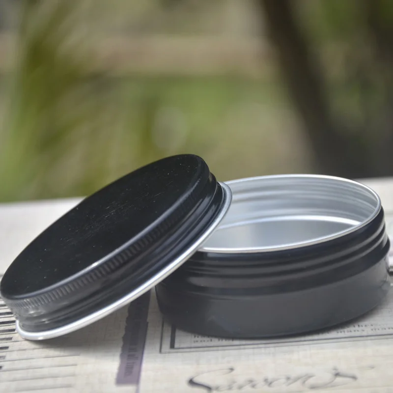 Frascos de Alumínio Lote 30g 60g Colorido Cosméticos Rosa Preto Ouro Cuidado Pessoal Creme Máscara Sabão Recipiente Embalagem Potes 50 Pçs - 10g 9 High Quality Beleza e saúde