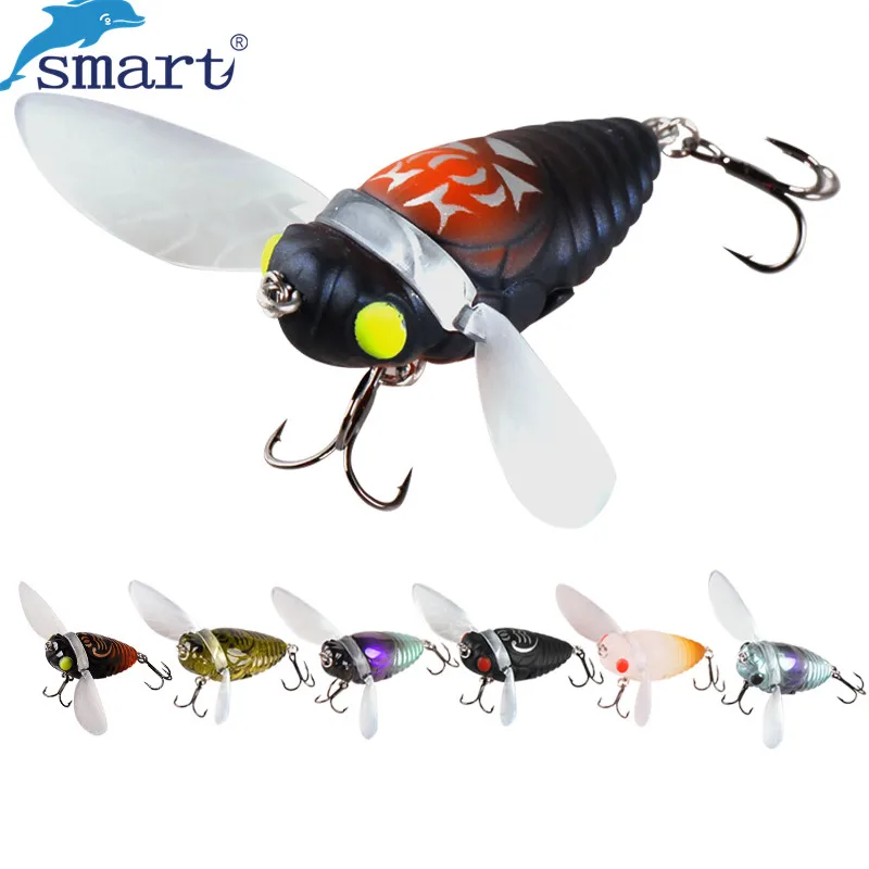 Новинка, Cicada, рыболовные приманки, 40 мм, 6,1 г, VMC, крючок, жесткая приманка, Isca, искусственная приманка, Para Pesca Leurre Souple, Япония, рыболовные воблеры