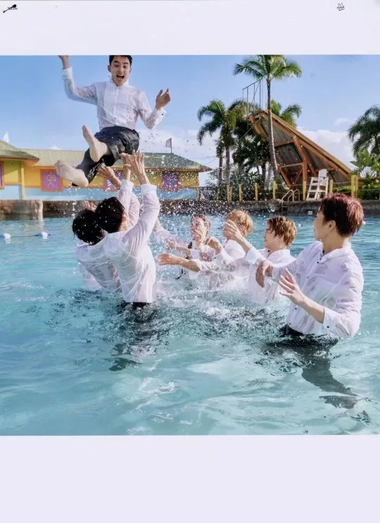 [MYKPOP]~ Официальный~ EXO: Подарочная Фотокнига Гавайи, коллекция фанатов KPOP SA19052702