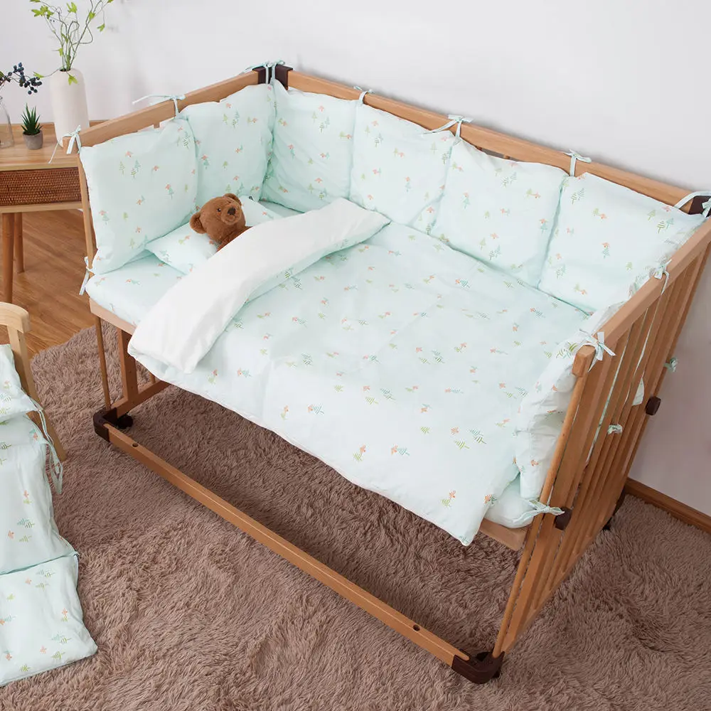 bedding sets Детские комплекты постельного белья, новинка, для новорожденного ребенка, защита головы, безопасная кровать, бампер, подушка для малыша, спальный принт, младенческий бампер для детской кроватки - Цвет: bedding sets