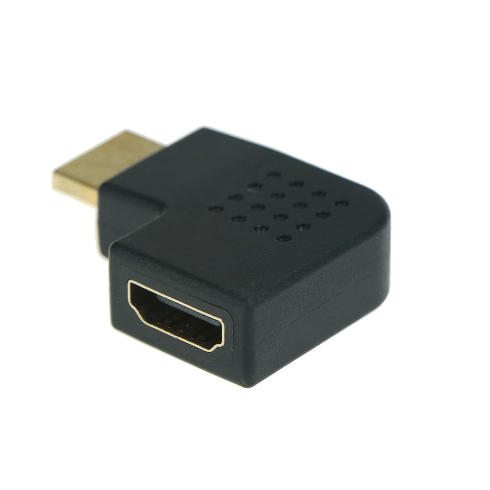 Влево/вправо поворот HDMI мужчины к женщине HDMI Кабель-адаптер конвертер Extender углом 90 градусов для 1080 P 1440 P HDTV Hdmi адаптер