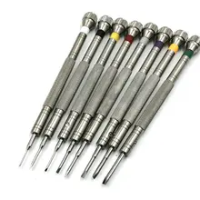 Премиум качество фиксированное лезвие 0,6-2,0 мм одно слово для часов отвёртка, часы движение Ремонт Отвертка Инструмент для часовщика