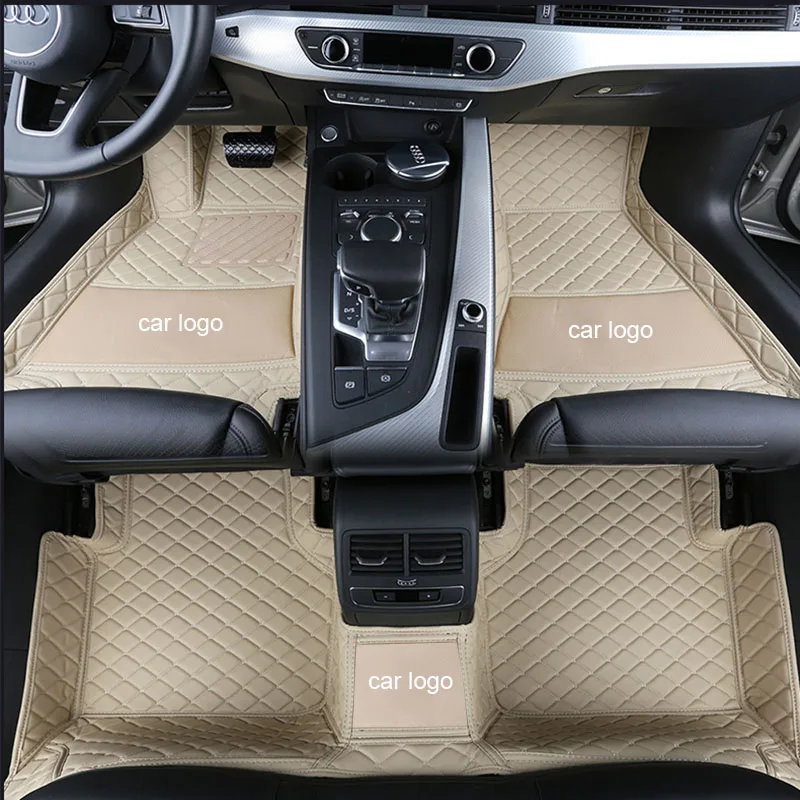 Пользовательские автомобильные коврики для Audi A6L A3 A5 A7 Q3 Q5 Q7 A4L Тюнинг автомобилей пол коврик автомобиля Ковры Водонепроницаемый ковры автомобиль-Стайлинг