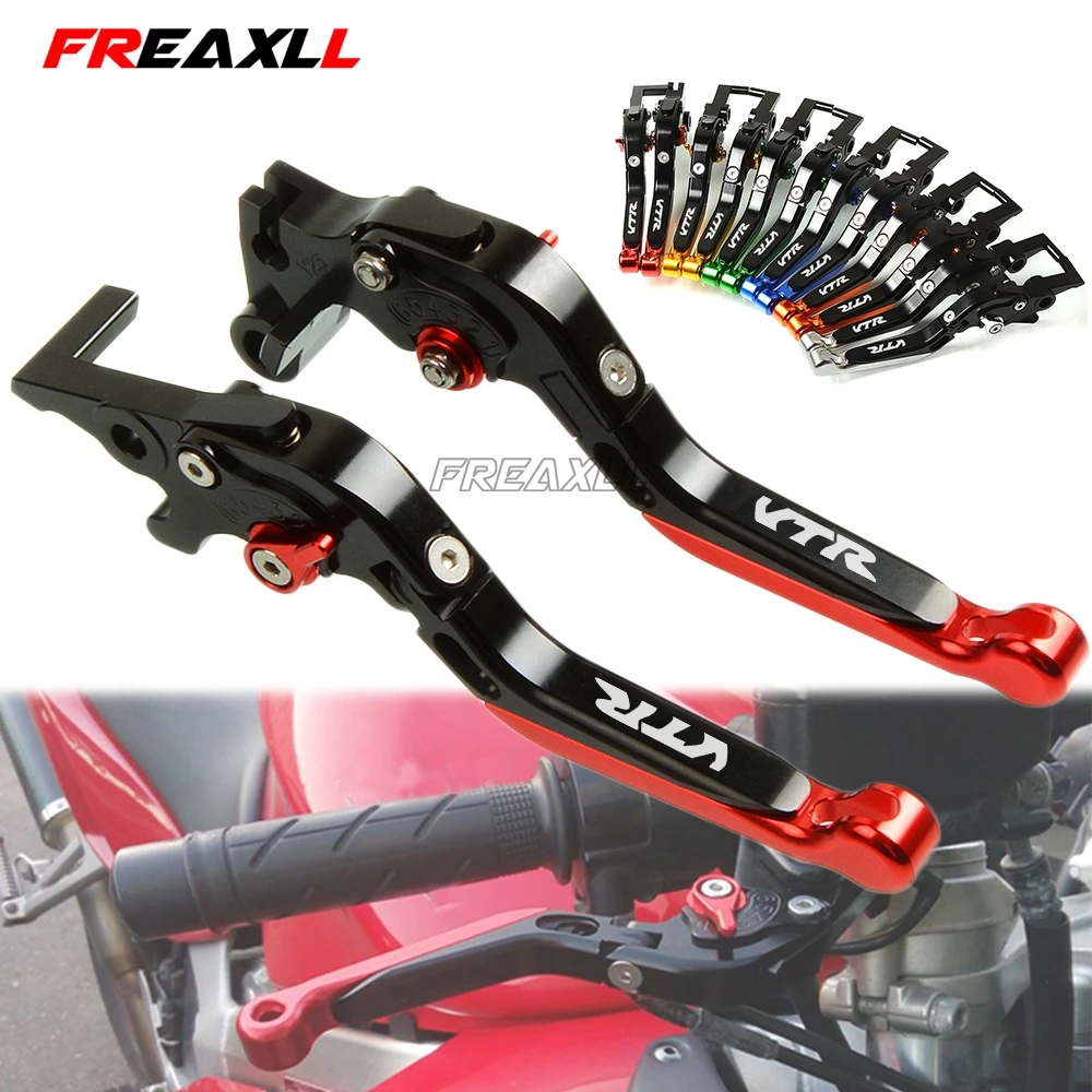 Для Honda VTR1000 F FV FW FX firesstorm 1997-2005 рычаги тормозного сцепления мотоцикла CNC алюминиевые ручки мотоцикла раскладная
