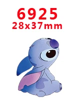 6925 30 шт мультфильм персонаж плоское украшение из смолы PR 6634 - Цвет: 6925