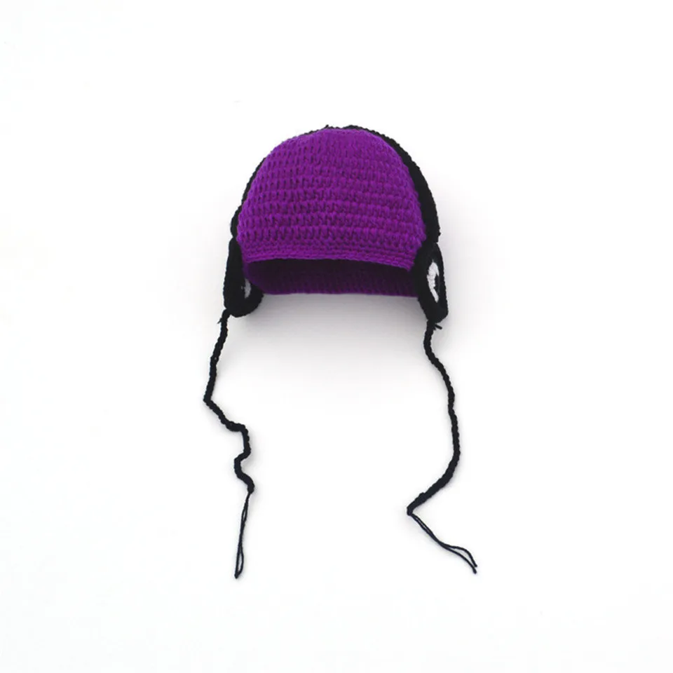 Дизайн пожарного новорожденного ребенка фото реквизит ручной вязки Beanie+ комплект комбинезона малышей Вязание крючком фотографии реквизит 1 шт. MZS-15037