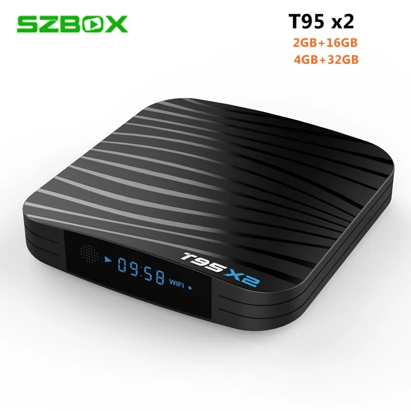 

T95 X2 Movies tv box Android 8.1 4GB 32GB+PRO iptv 1300 live+VOD European countries for IPTV m3u mag smart tv box
