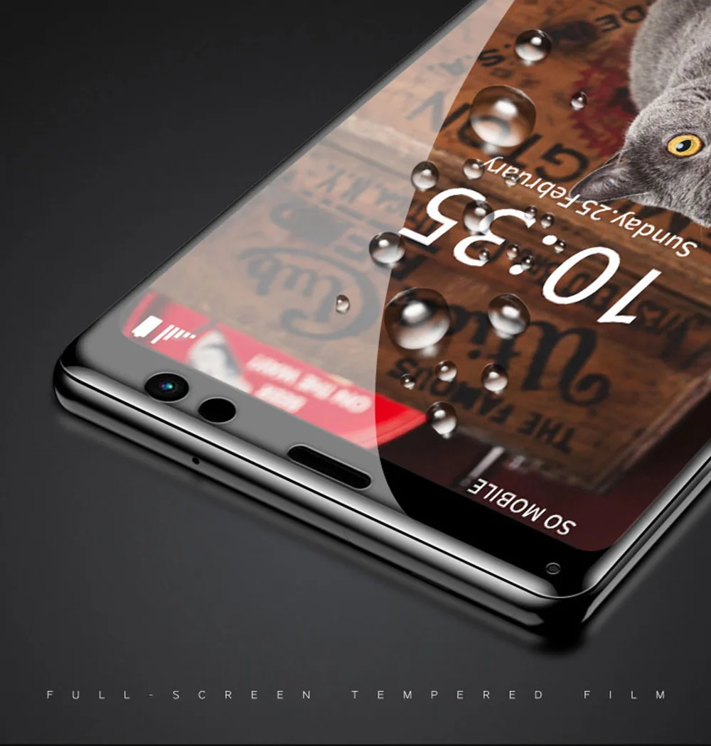 9D полная защита экрана закаленное стекло для sony Xperia XZ Premium X XZ1 Compact XZ2 XZ2C XA Ultra XA1 XA2 Plus glass Flim