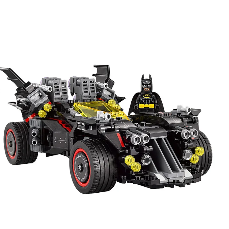 7132 Marvel Super Heroes DC Великий Бэтмобиль Бэтмен со светлыми строительными блоки, совместимые фильмы 70917 07077 игрушки