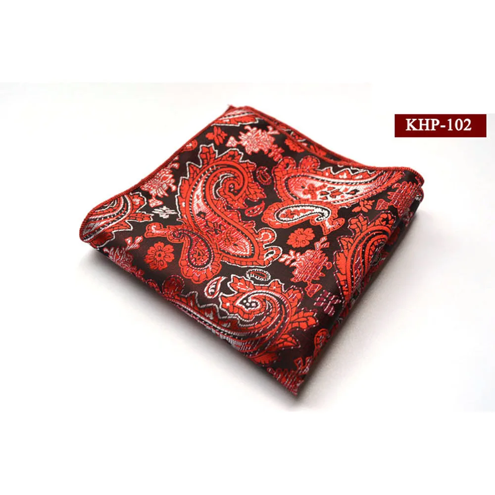 Men Classic Paisley Wedding Party Handkerchief Flower Pocket Square Hanky