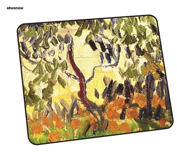 

van gogh mouse pad locked edge 30x25cm mousepads best gaming mousepad gamer High-end personalized mouse pads keyboard pc pad