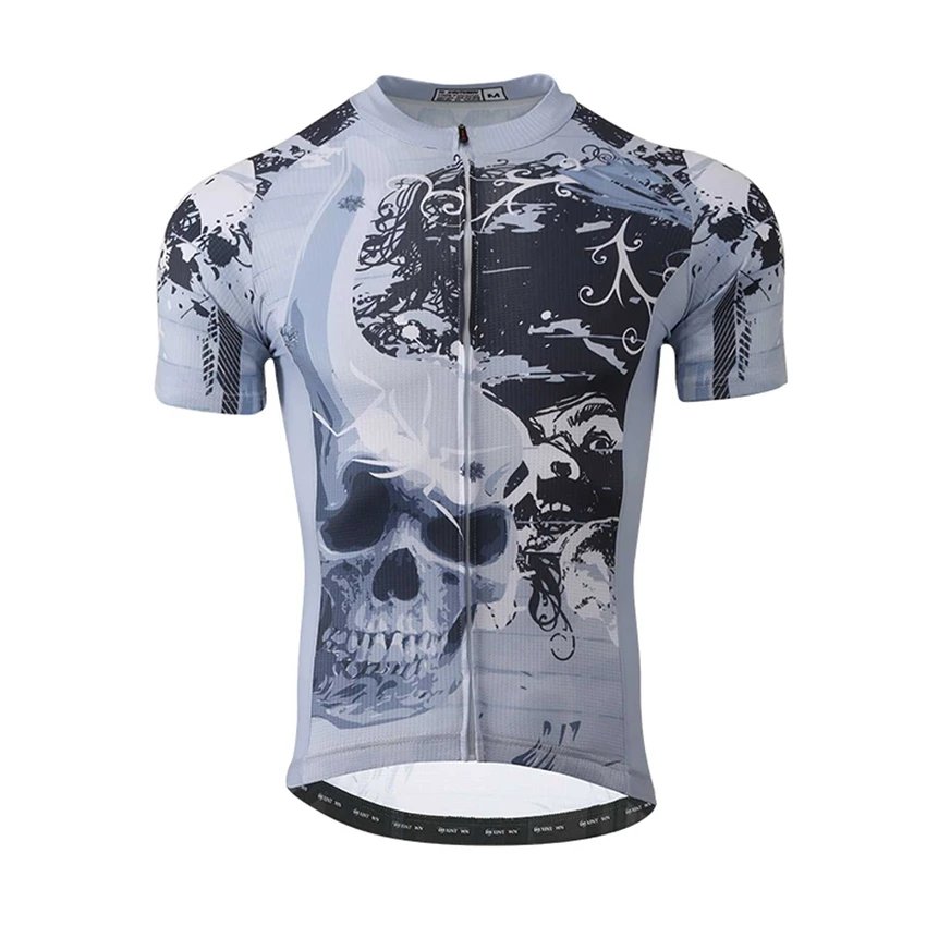 Крутой Череп Велоспорт из Джерси для езды на велосипеде Ropa Hombre Completo Ciclismo дышащая одежда MTB для велосипедистов одежда Ciclismo мужская спортивная одежда