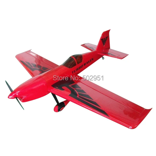 TURBO RAVEN 60 remote control airplane model / balsa remote control aircraft / 3D stunt fixed