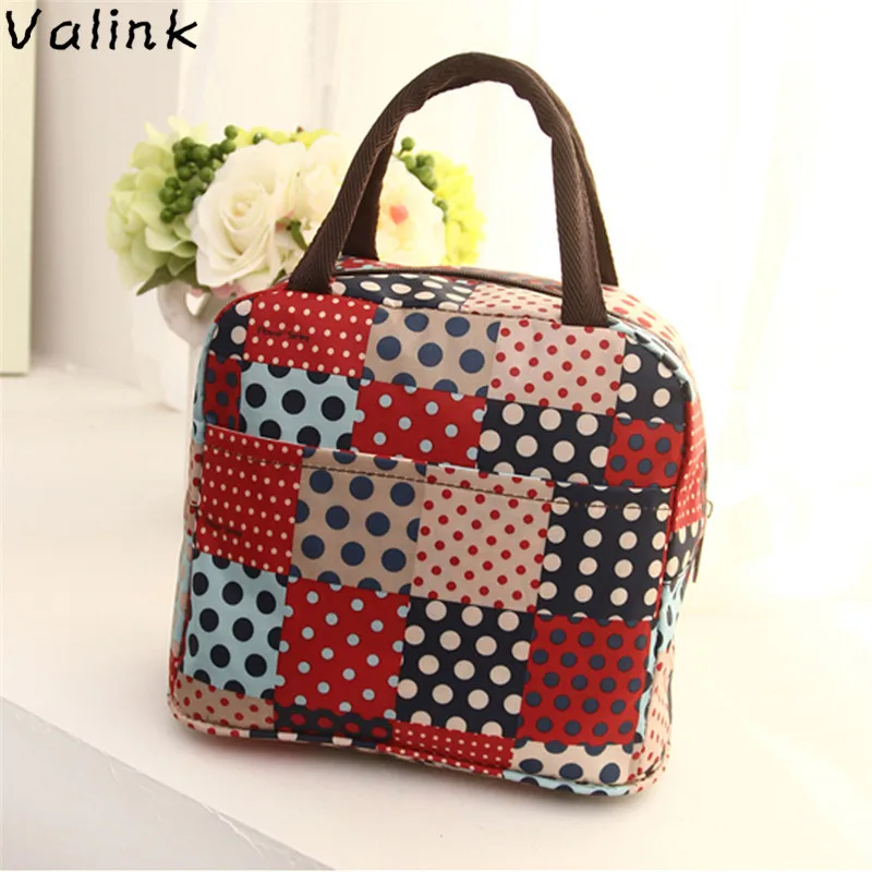 

Valink 2018 Lunch Bag Portable Thermal Insulated Tote Picnic Lunch Box for Men Women Zipper Cooler Bag Bolsa Termica Lancheira