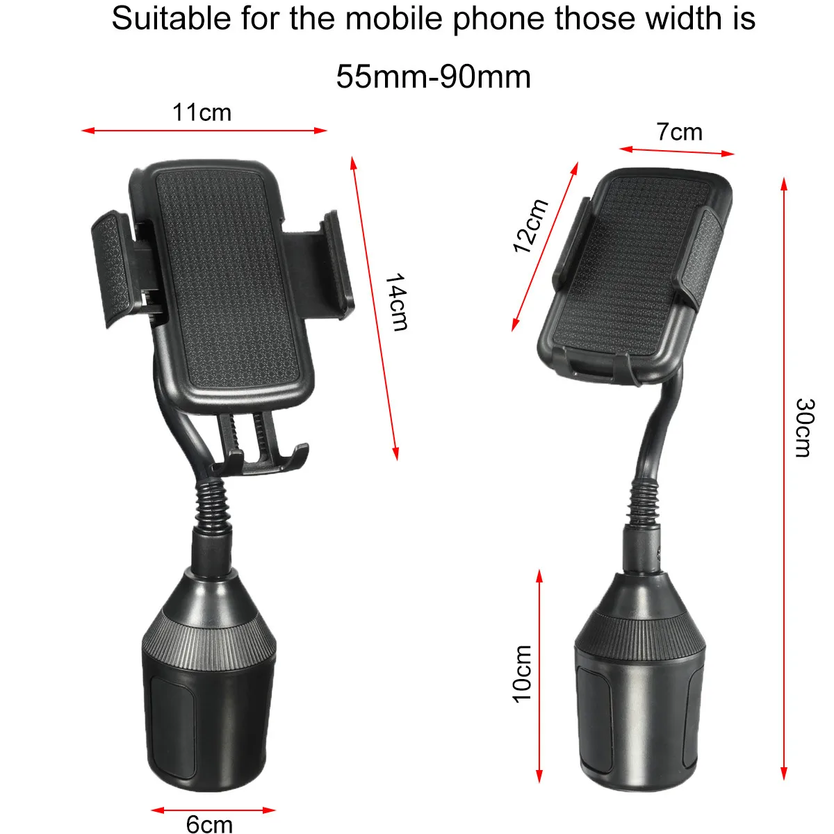  Einstellbare Lange Arm Auto Telefon Halter Universal Auto Tasse Halter Halterung Cradle Ständer Für
