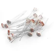 20 шт. LDR фото светильник чувствительный резистор фотоэлектрический фоторезистор 5528 GL5528