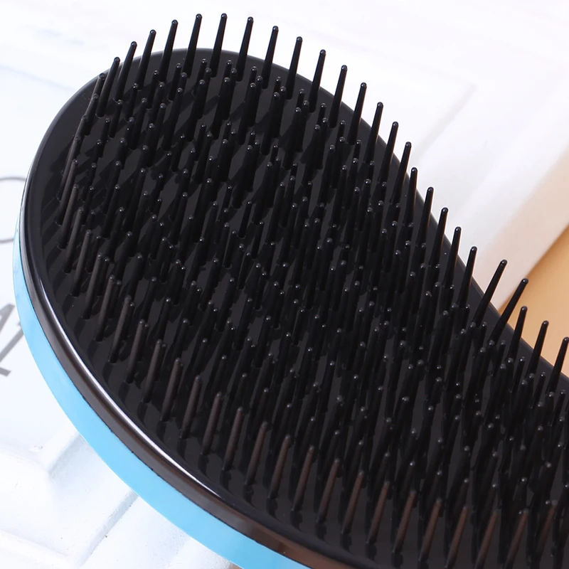 Fashion Anti-static Hair Massage Brush Comb Styling Tools Smooth Hair Combs Hairbrushes Handle for Salon Styling Women Girl Hair