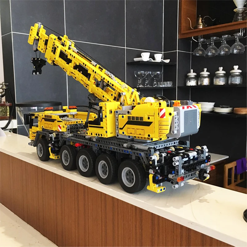 Skup W magazynie 20004 Technic silnika szeregowego moc żuraw mobilny Mk II Model 2667 sztuk klocki zestawy klocków prezenty zabawki 42009