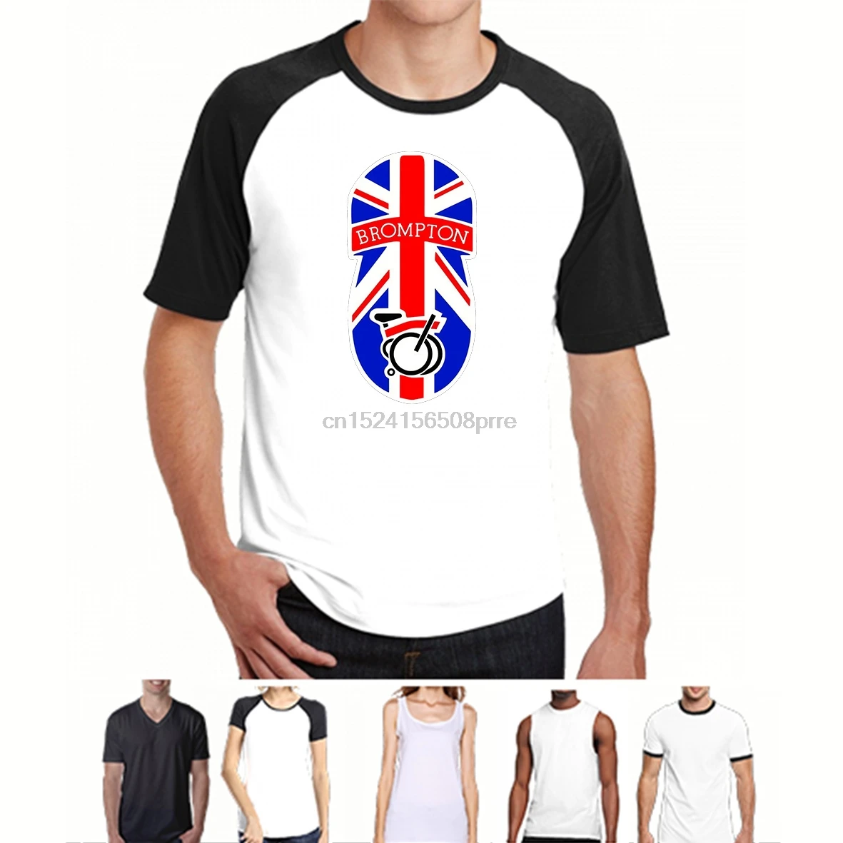 Мужские футболки с коротким рукавом CAMISETA CAMICIA BROMPTON BIKES UK CITY URBAN ELECTRIC Printed Graphic Man Fashion