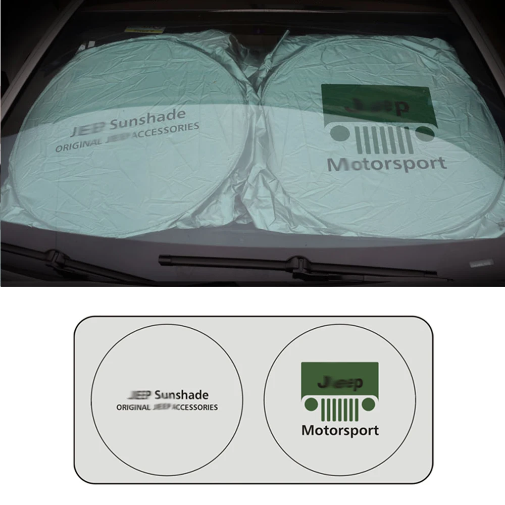 

Car Front Rear Windshield Sun Shade Sunshade For WRANGLER COMPASS CHEROKEE Grand Cherokee Commander LIMITED for Jeep freelancer