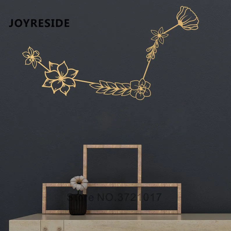 Joystays Aries астрологический стикер на стену специальные художественные наклейки на стену виниловый дизайн дома Модный декор гостиной Aries W136