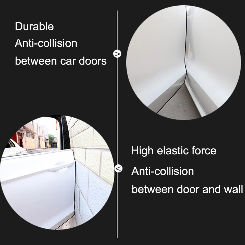 Резиновый протектор для автомобильной двери, защита от царапин, стикер против столкновений, резиновые уплотнительные полоски