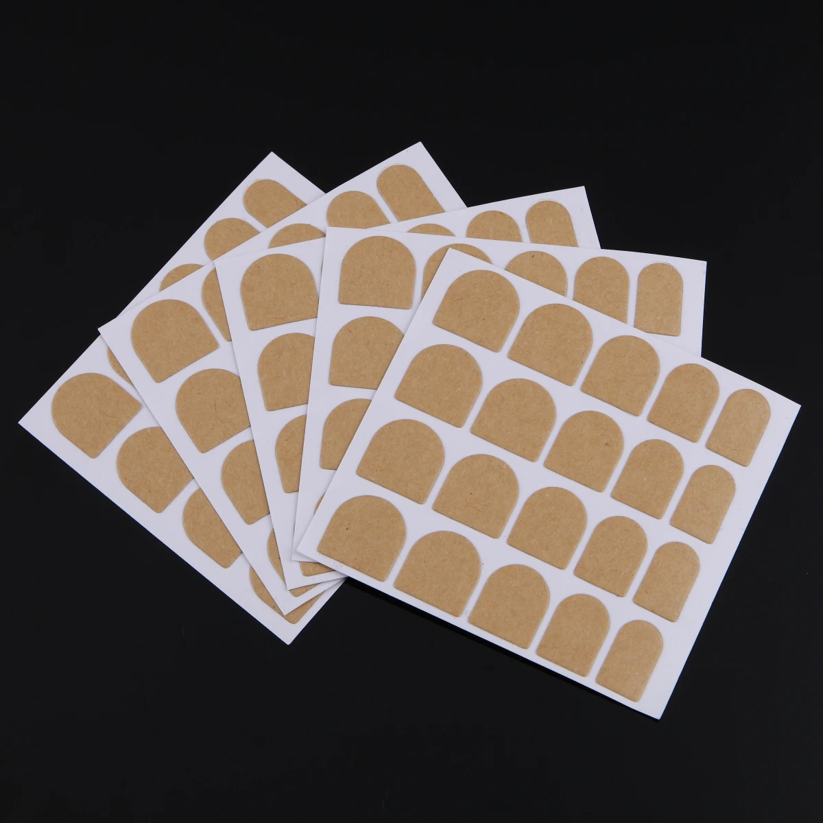 5 sheets False Nail Tips Extension Double Side Adhesive Glue Sticky