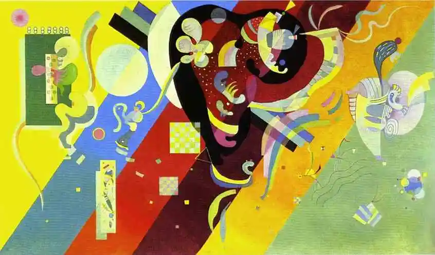 

100% handmade Oil Painting reproduction on linen canvas,Composition IX 1936,Free Fast Shipping ,Museum Quality