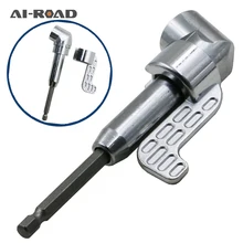 105 Degree Angle Extension Screw Driver Socket Holder Adapter Adjustable Bits Nozzles for Screwdriver Bit Right Angle Head