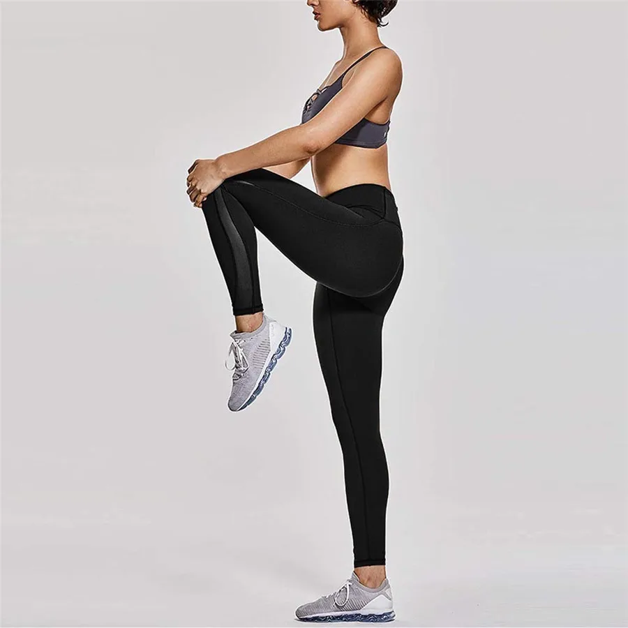 2019 Women's casual sexy yoga fitness pants hip sports yoga pants comfortable breathable push up yoga pants leggings ladies 40J8 (9)