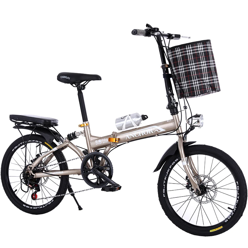 Best New Soft Tail Bike 20 inch Wheel 6 speed carbon steel Disc brake folding bike lady children bicicletas MBX bicycle 14