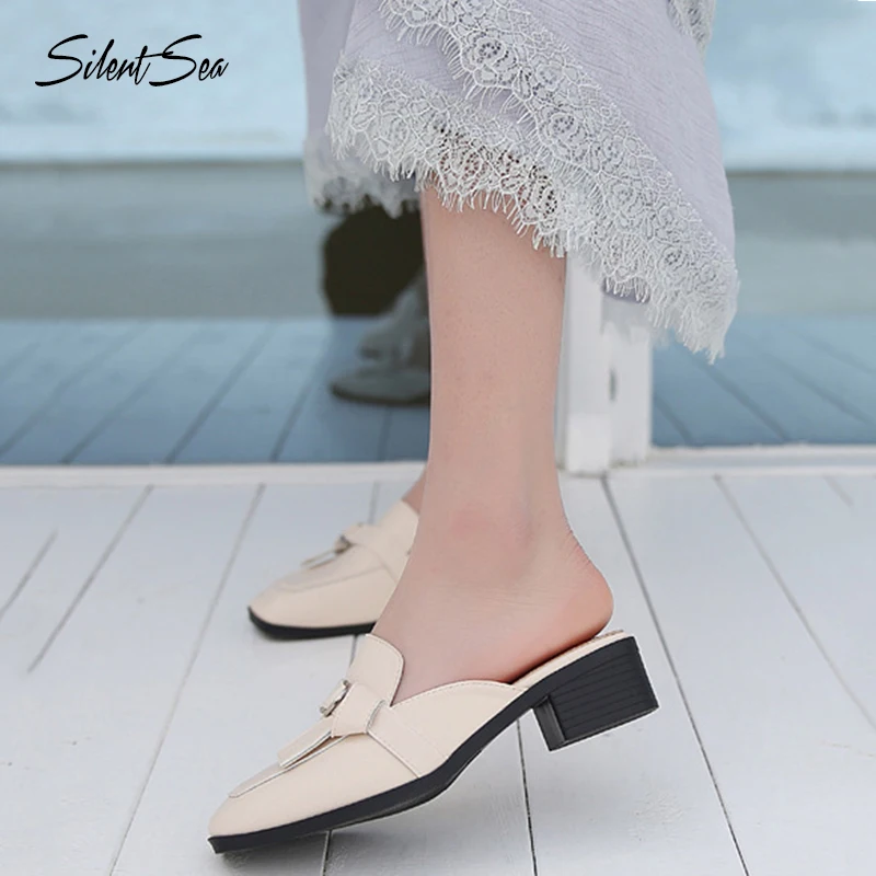 

Silentsea Summer Women Slippers Plus Size 34-40 Outside Slides Fashion Sandal Outside Ladies Casual Mules Slides Shoes