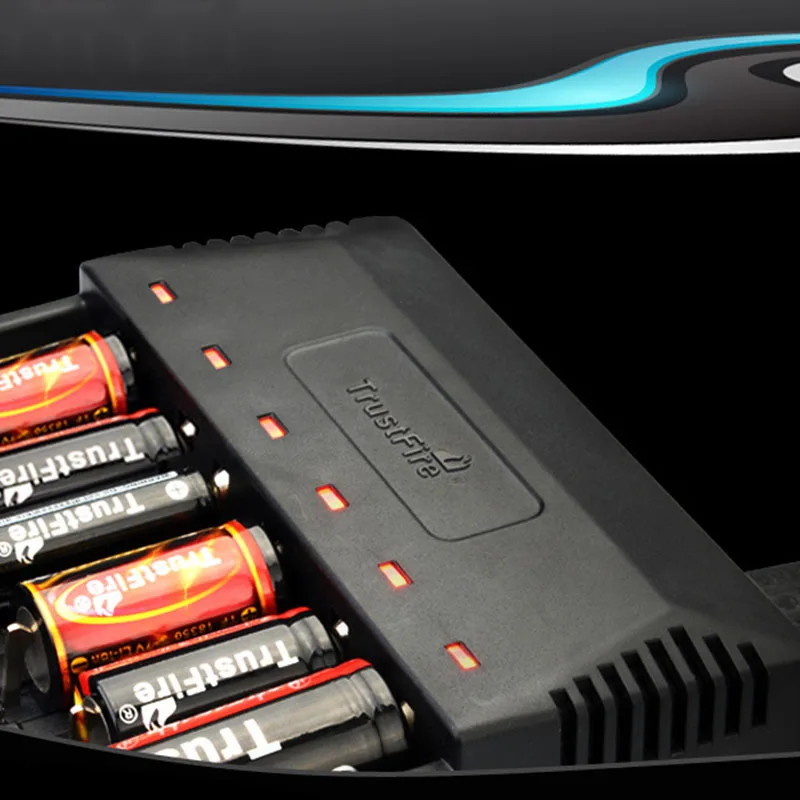 Зарядное устройство для литиевых аккумуляторов 6 слотов smart charger 18650