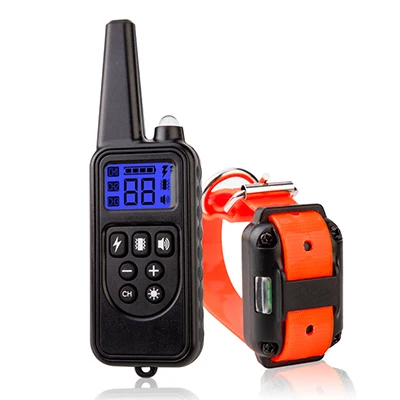 for 1 dog 998DR-1 300 м дистанционный Электрический шок Вибрационный перезаряжаемый непромокаемый ошейник для дрессировки собак с ЖК-дисплеем - Цвет: for 1 dog
