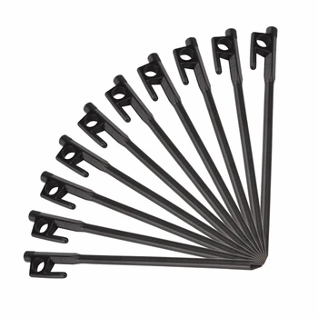 

10Pcs Cast Iron Nail 20Cm Outdoor Hiking Awning Canopy Tent Peg Metal Beach Snow Tent Pegs Stakes 20Cm Cast Iron Nail #8