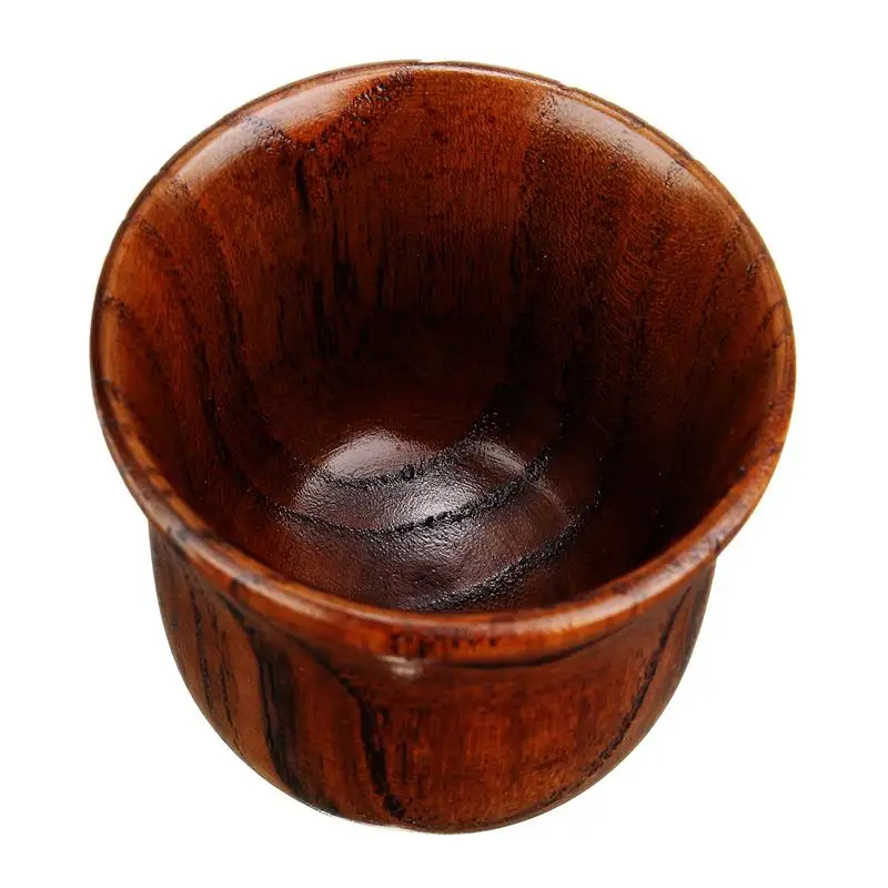 Эко-80 мл деревянные чашки примитивный ручной работы Чай Кофе вина чашки Китайский Стиль Чай ware Кухня аксессуары питьевой