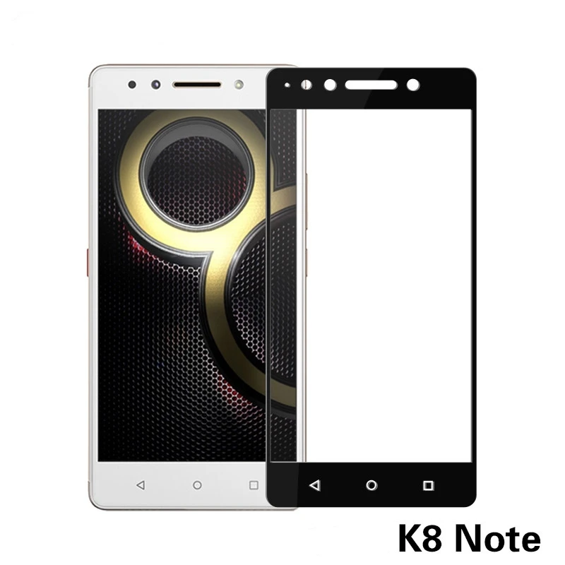 Для Lenovo K8 Note полное покрытие закаленное стекло Защита экрана для Vibe стеклянная