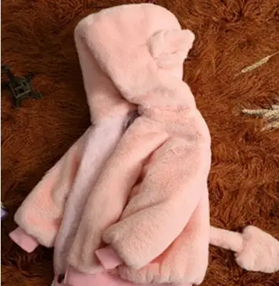 На осень-зиму пальто для девочек из натурального меха Детская куртка manteau hiver adolescente filles детская теплая верхняя одежда S515