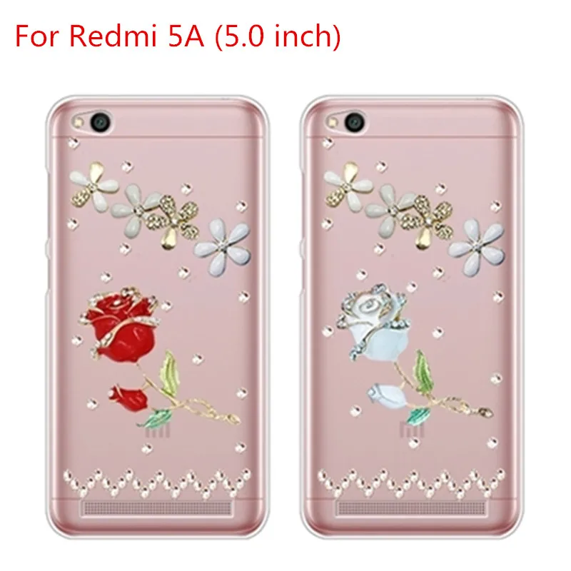 Чехол со стразами для телефона Xiaomi Mi A1 max Mix 2 5S 8 se 6a Redmi 5 plus note 5a 4X 4 Note 6 pro 4A|redmi 5|phone