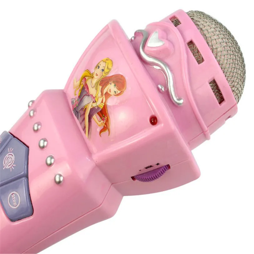 Brinquedo Instrumento Musical fio led microfone mic karaoke Quantidade : 1 Pcs