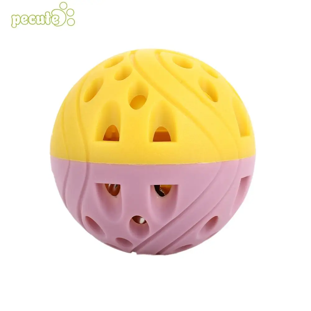 Pet Cat мяч колокольчики для кошек Игрушка для кошки в виде шара звоночек в шарике мяч кошка движение жесткий пористый износостойкий